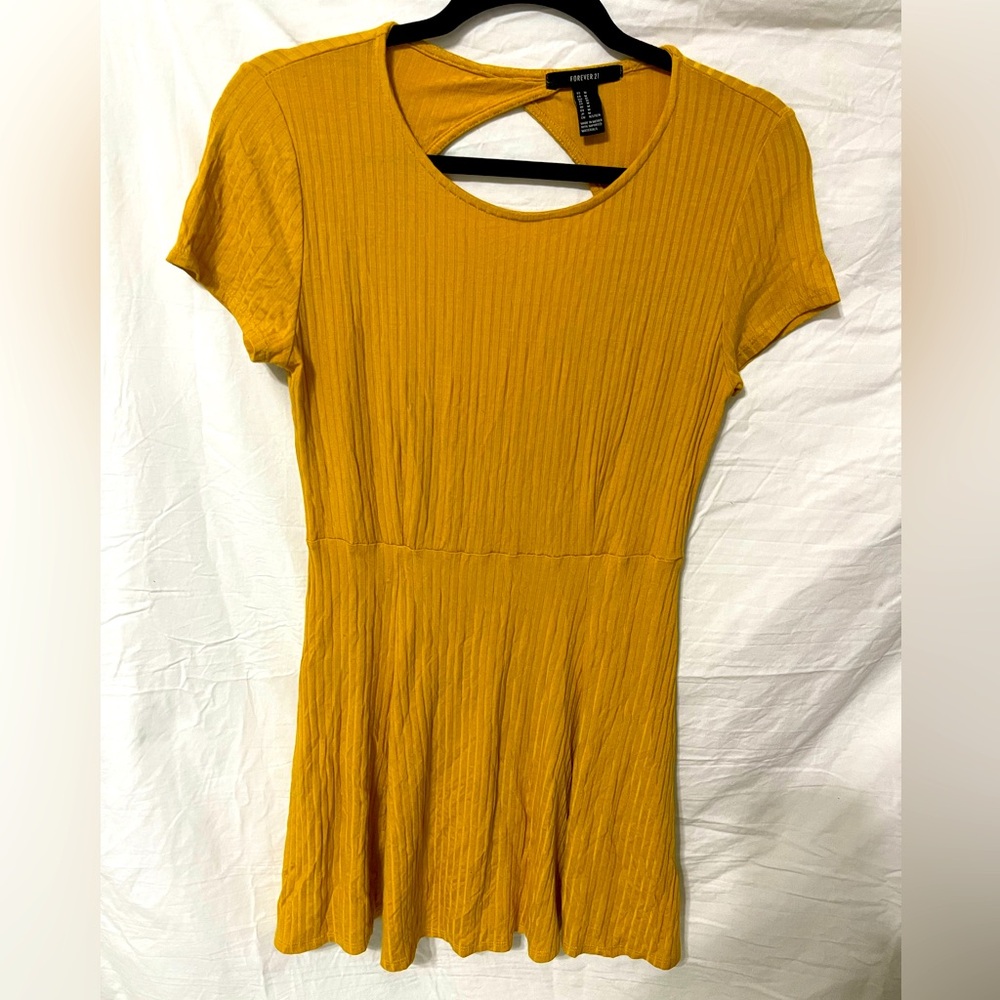 Forever 21 yellow Mini Dress